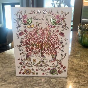 🌸 Christian Dior Toile de Jouy Floral Gift Box – Large Keepsake Size